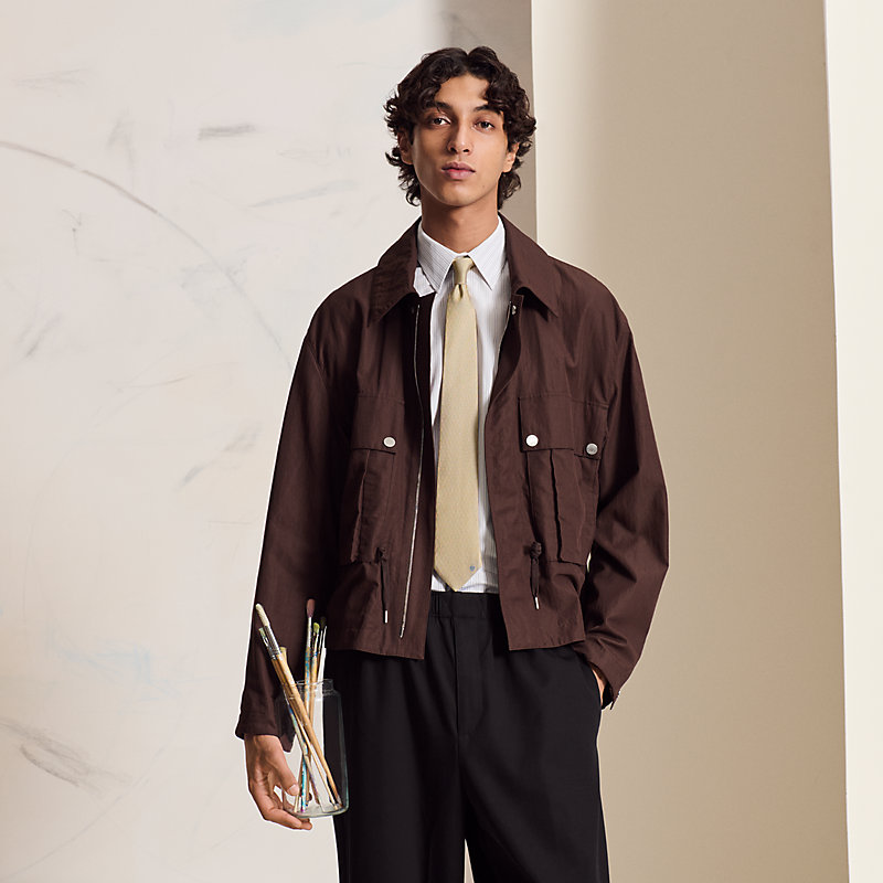 シルクタイ 7 cm 《ラ・クレ・デュ・ボヌール》 | Hermès - エルメス